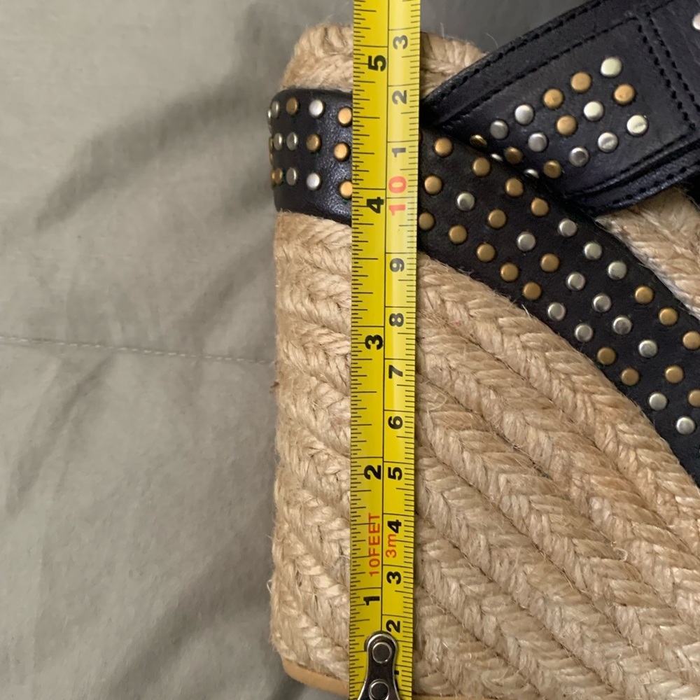 Alexander McQueen Leather Studded Espadrilles - Picture 9 of 10